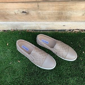 Steve Madden Leather Slip On Sneakers